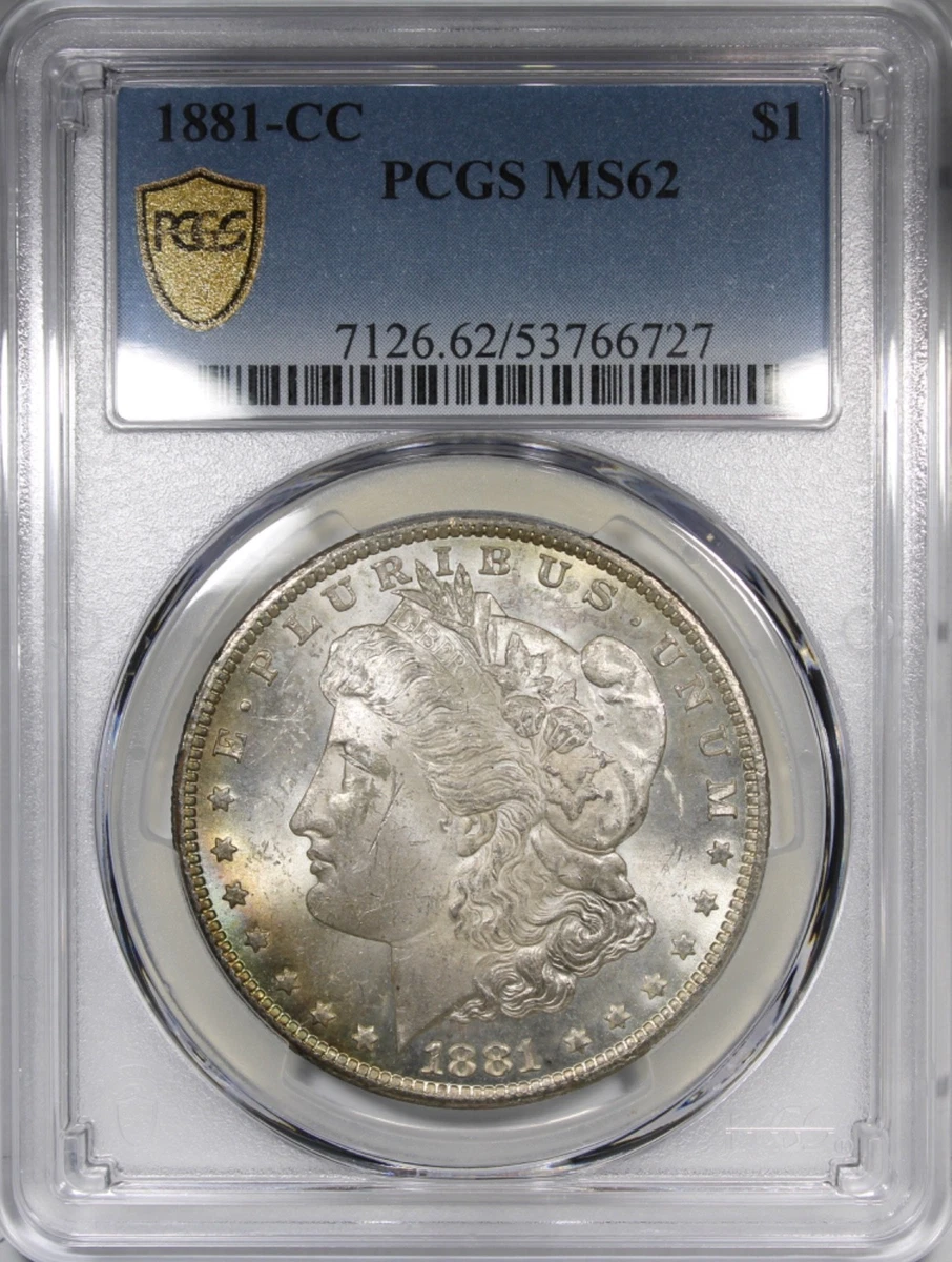 MS 62 Graded 1881 Year Morgan US Dollars (1878-1921) for sale | eBay