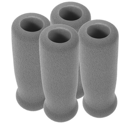 4 Pcs Cane Handle Cover Elderly Man Grip Replacement Grey Covers
