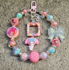 Keychain, Phone Charm, Bag Charm, Purse Charm, Bag Clip HK Friends - My Melody