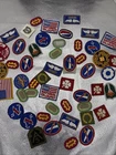 50 Military Patches, WW2, Insignia, Named Medals, LOT SALE L650