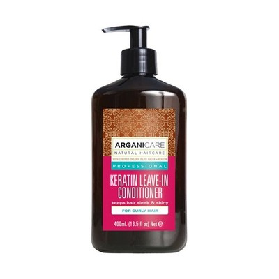Arganicare , Leave-in conditioner with Keratin for curly hair, 400 ml