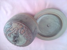 Tremar Cheese Dish Stoneware Plate/Bell top Vintage/Retro 60's /70's collectable