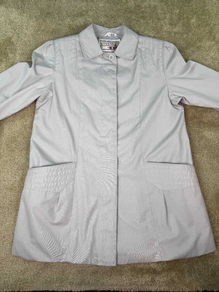 Abrigo Chaqueta Trendz Vintage Botones Ocultos Talla 12 Mujer Tranquilo Lujo Miss Foto 2 de 4