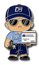 USPS Mini Postal Worker Challenge Coin United States Postal Service Mail Carrier
