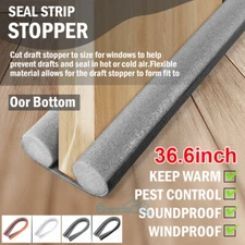 Door Bottom Seal Strip Stopper Under Door Draft Guard Stopper Soundproof Strip