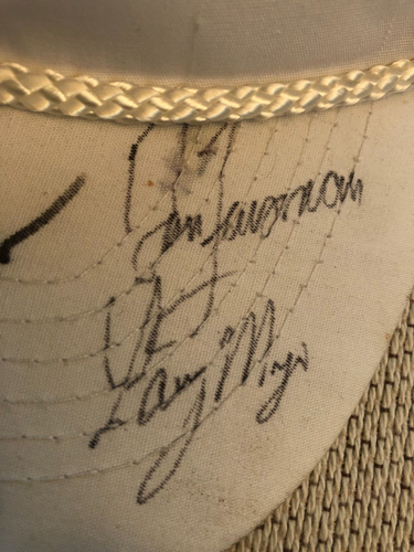 SIGNED PGA Golf Tour Champions Hat Larry Mize, Hale Irwin, Mediate, Woosnam - Picture 6 of 10