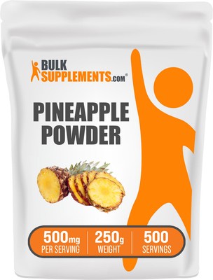 BulkSupplements Pineapple Powder - Loaded With Antioxidants - 500mg Per Serving