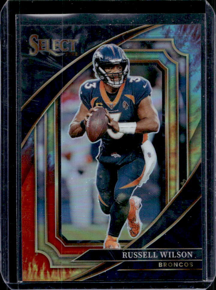 2022 Select Russell Wilson Tie Dye Prizm Field Level #14/25 #366
