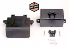 Traxxas 4132 - Bumper Rear / Battery Box / Body Clips Nitro Rustler 