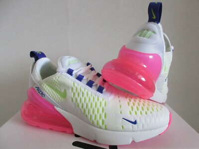 nike air max 270 white volt pink
