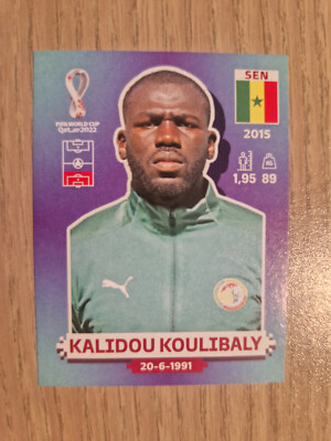 Panini WM World Cup 2022 Qatar Original Sticker SEN 8 Kalidou Koulibaly Senegal