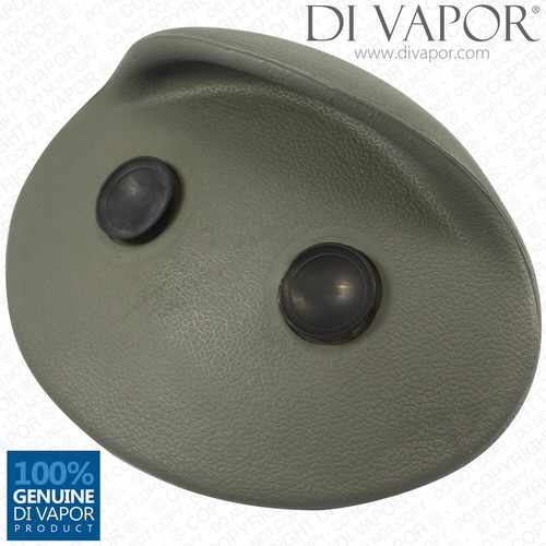 Di Vapor (R) Round Bath Headrest Pillow 25cm Width Universal Fitment Bathtub - Picture 2 of 2