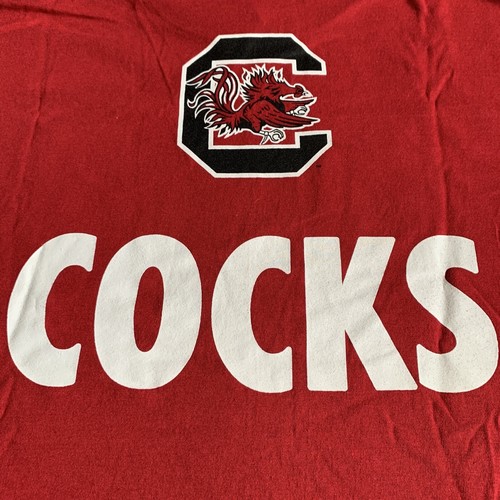 South Carolina Gamecocks Garnet Tshirt Adult Medium NWT Football Majestic - Picture 5 of 9