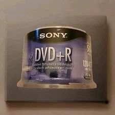 Sony DVD+R 50-Pack Spindle Blank Media 4.7GB -120 min 16x Accucore SEALED