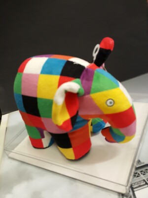 Rainbow Designs EL1441 Elmer Soft Toy UK