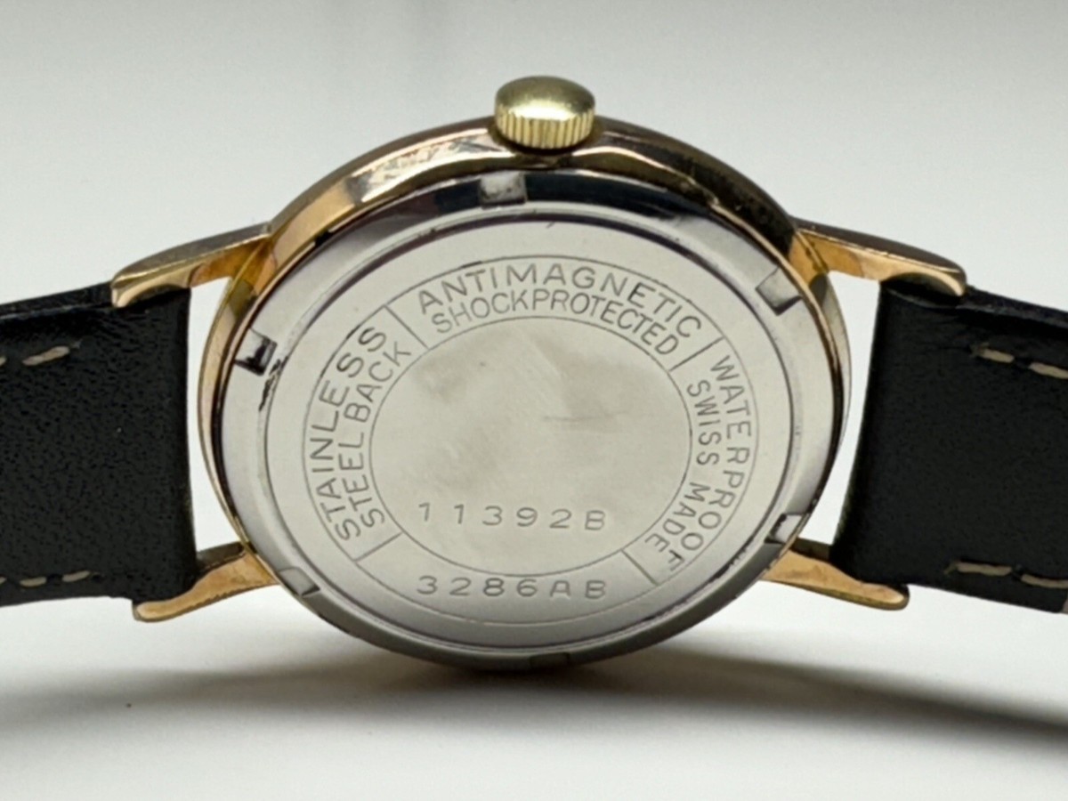 vintage ardath date 21 jewels mechanical antimagnetic swiss made