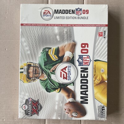 Madden 09 Limited Edition Bundle Prima Official Strategy Guide New Sealed