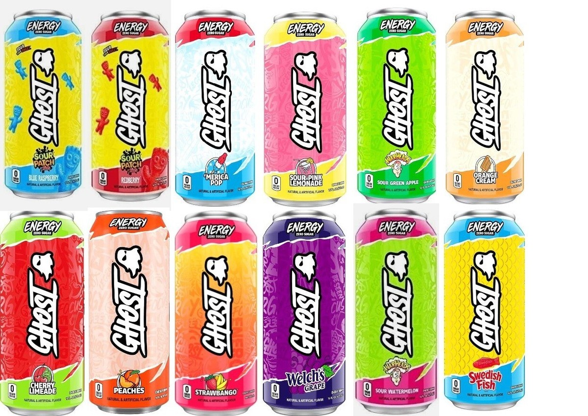 Ghost Energy Drink Ultimate Variety Pack - 12 flavors, 16oz. (Pack
