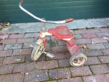 Antique Vintage AMF Junior Red Tricycle OHIO PICK UP