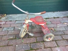 Antique Vintage AMF Junior Red Tricycle OHIO PICK UP