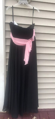 black alfred angelo bridesmaid dresses Alfred Angelo formal dress bridesmaid Onyx Black Womens 0