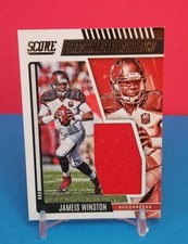 2022 Panini Score - Freshman Flashback Swatch #FF5 Jameis Winston - Buccaneers 