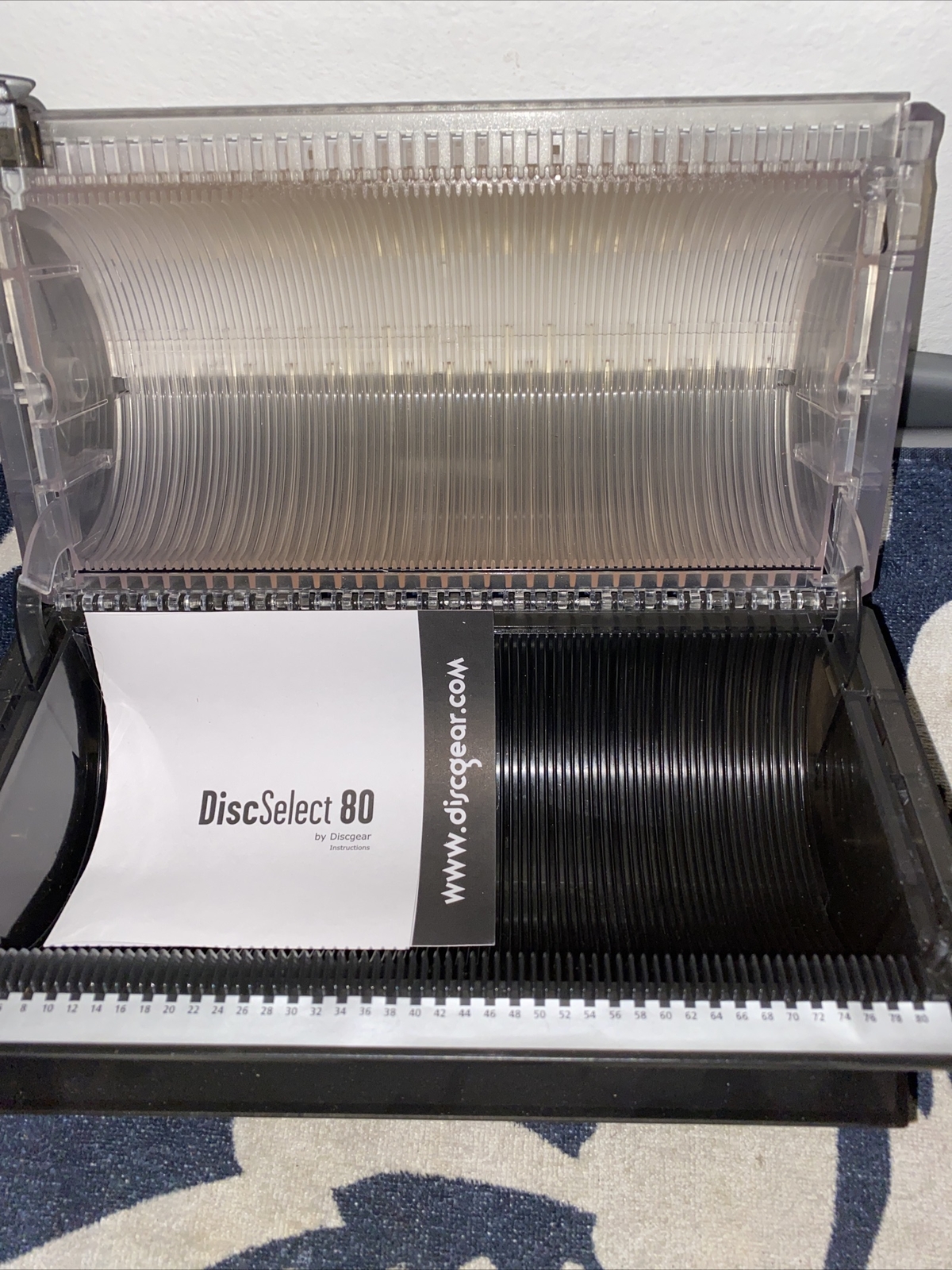 Vintage DiscGear DiscSelect 80 CD Holder with Title Sheet eBay