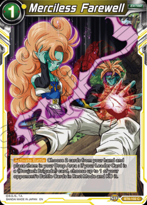 NM-Mint DBS:M Merciless Farewell - BT6-102 - C Destroyer Kings (BT06) DBS