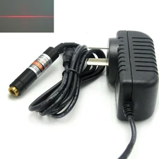 Locator Line 650nm 20mW Red Focusable Laser Diode Module 12x55mm 5V Adapter