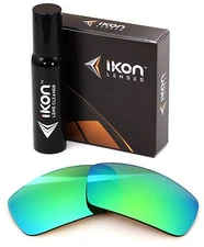Polarized IKON Iridium Replacement Lenses For Oakley Valve Emerald Mirror