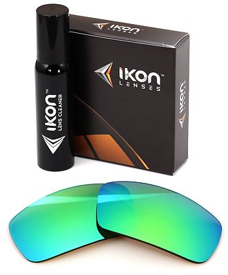 Polarized IKON Replacement Lenses For Spy Cooper Sunglasses Green Mirror
