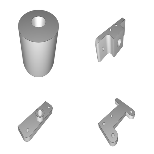 Bowden Extruder Kit Compatible with Printrbot LC 3mm - Filament Upgrade - Picture 2 of 5