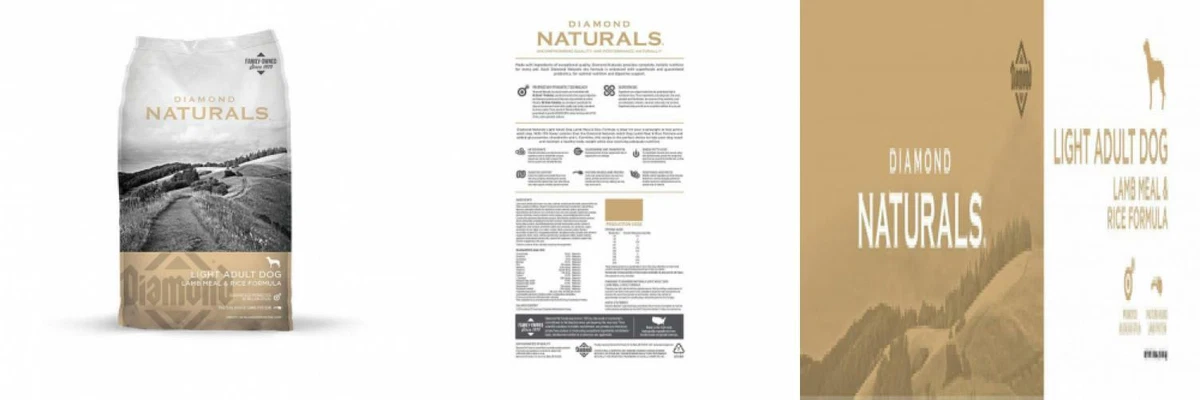 Diamond naturals light dog hot sale food