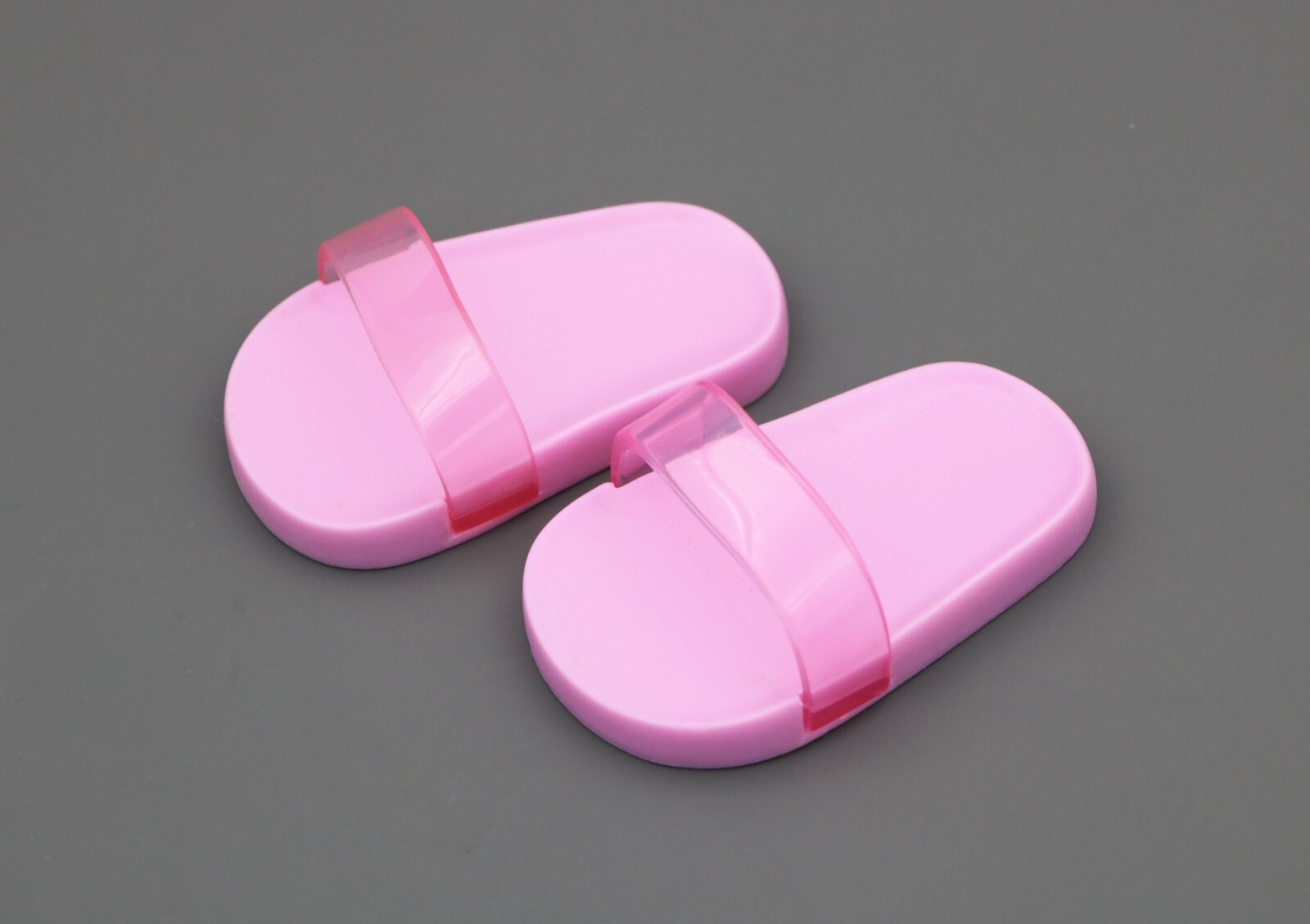 A pair of pink slippers from Hotel & Spa set for 18'' American girl doll