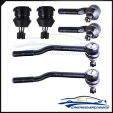 New Fits 1995-1997 Nissan Pickup 2wd 6pc Lower Ball Joints Tie Rod Links Parts