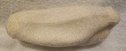 Vintage CORDE'-BEAD Ivory Clutch by LUMURED Made in USA 1950s - Picture 9 of 9