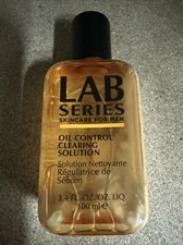 LAB SERIES SKINCARE FOR MEN OIL CONTROL CLEARING SOLUTION 3.4oz/100ml New