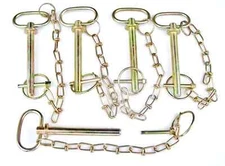 5pc Goliath 1/2" Trailer Hitch Pins for Lawn, Mower, Tractor, Trailer ~HP12WC