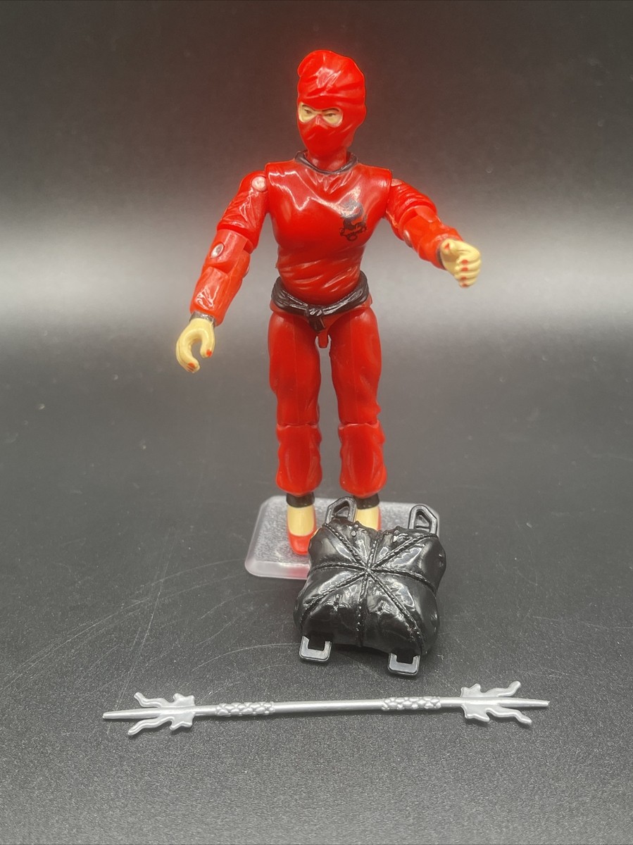 GIジョーフィギュア GI Joe Jinx 1987 Vintage Action Figure Hasbro ARAH Red Ninja with
