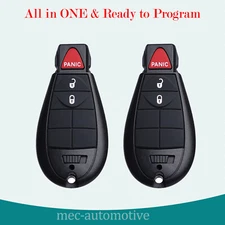2 For 2013 2014 2015 2016 2017 2018 2019 2020 Dodge Grand Caravan Remote Key Fob
