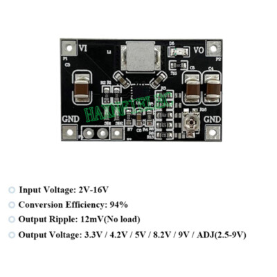 TPS63070 2A Automatic Boost Buck Switch Power Supply Module Converter Low Ripple