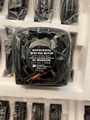 LOT OF 25 MATSUSHITA SF60 FAN MOTOR DC BRUSHLESS 12V DC 115MA WoW