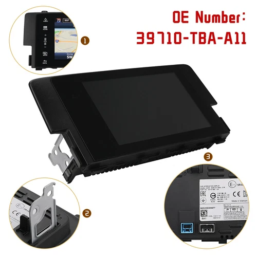 FOR 2016-18 Honda Civic Radio OEM Navigation Display Touch Screen 39710-TBA-A11 - Picture 4 of 23