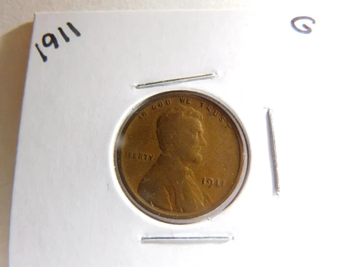1911 Lincoln Wheat Cent-Very Good Circulated Condition