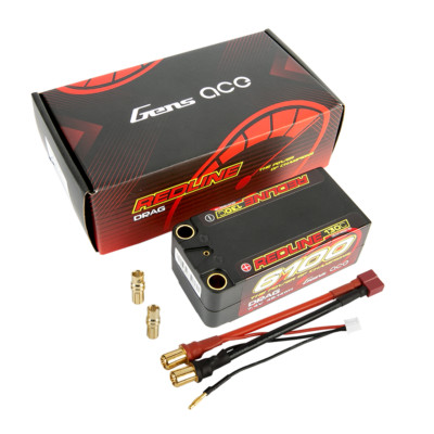 Gens ace Redline 6100mAh 7.4V 130C 2S Lipo Batterie Akku HardCase Für Auto Model