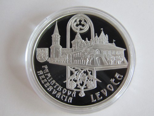 SLOWAKEI 2017 20 EURO SILBER MÜNZE COIN PP PROOF - LEVOCA + HAUPTALTAR ST. JAKOB - Picture 2 of 7