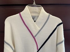 TYROLIA By HEAD Retro 1980s Colorblock Wool Blend Pullover VINTAGE Ski Sweater S