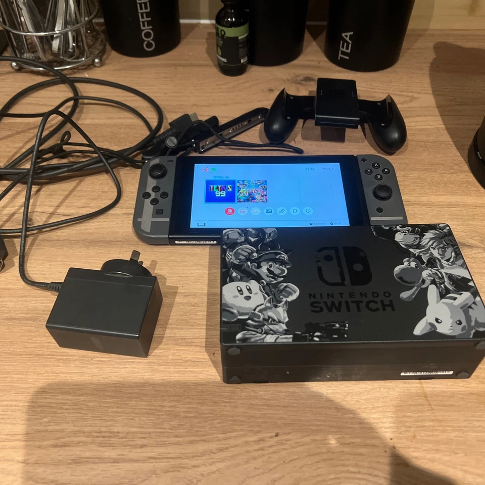 Nintendo Switch Super Smash Bros. Limited Edition Console  Dock next day post, photo 1 of 5