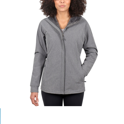 Kirkland Signature Womens Softshell Hooded Fleece Lined Jacket