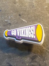 vikings team shoe charm , read description button back